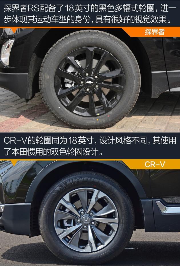 本田CR-V對(duì)比雪佛蘭探界者 誰(shuí)才是配置界的小天王