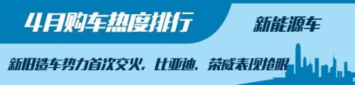 4月購車熱度,新舊造車勢力，4月汽車銷量，汽車銷量排行